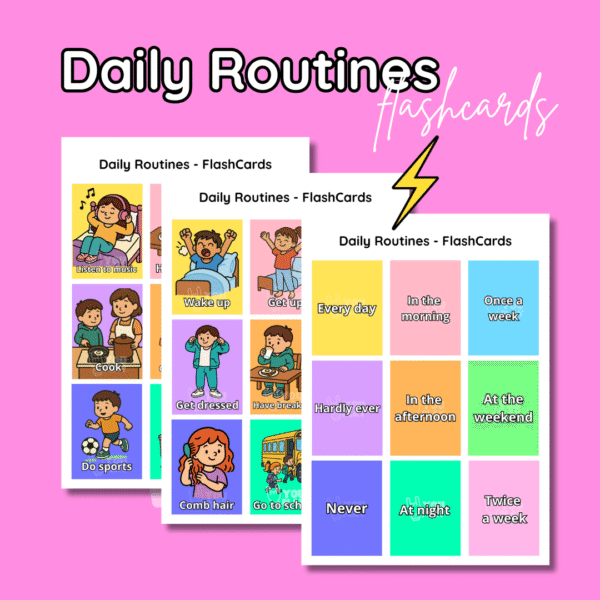Daily Routines - Flashcards - Imagen 2