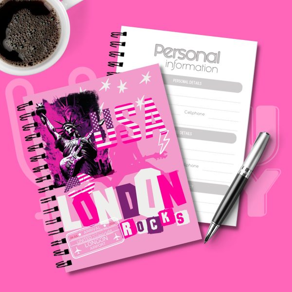 INTERIOR TEACHER PLANNER LONDON PINK