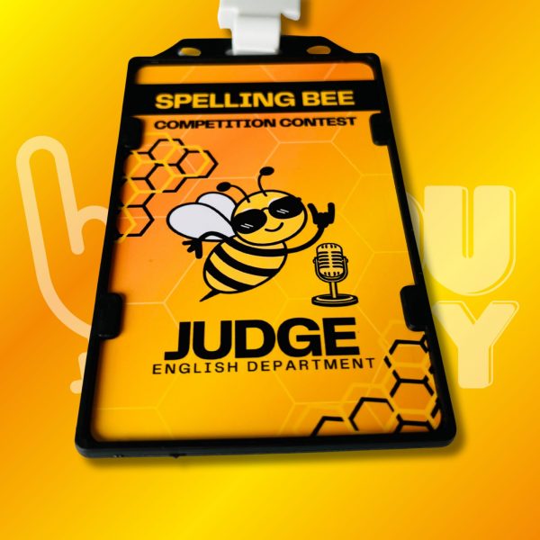 Credencial spelling bee Judge